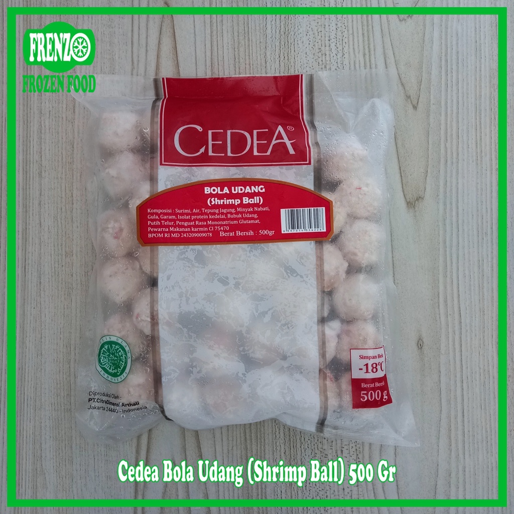 

Cedea Bola Udang (Shrimp Ball) 500 Gr