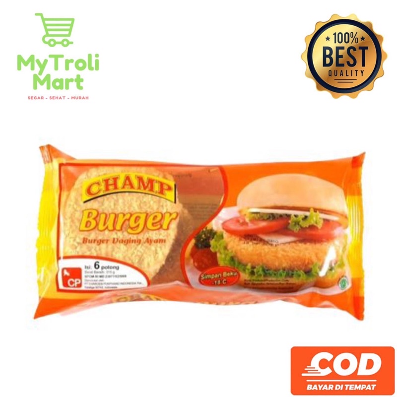 

Daging Ayam Burger Champ - per pack (isi 6)