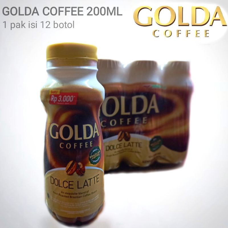 

Golda coffee 200 ml kopi botol latte cappucino khusus gosend