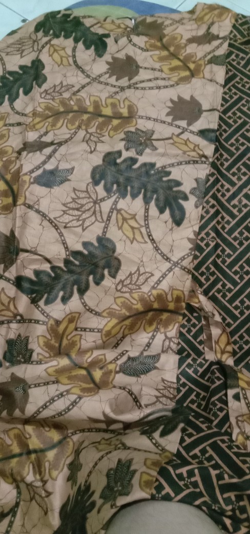 M-l-xl-xxl Batik Tunik Wanita Asj Sa Hrb026 Kenongo Pekalongan Sogan Tulis