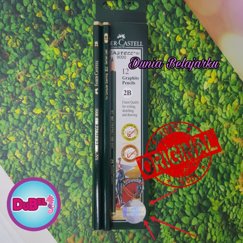 

Pensil Ujian Faber Castell 2B Original 1 Pak isi 12pc