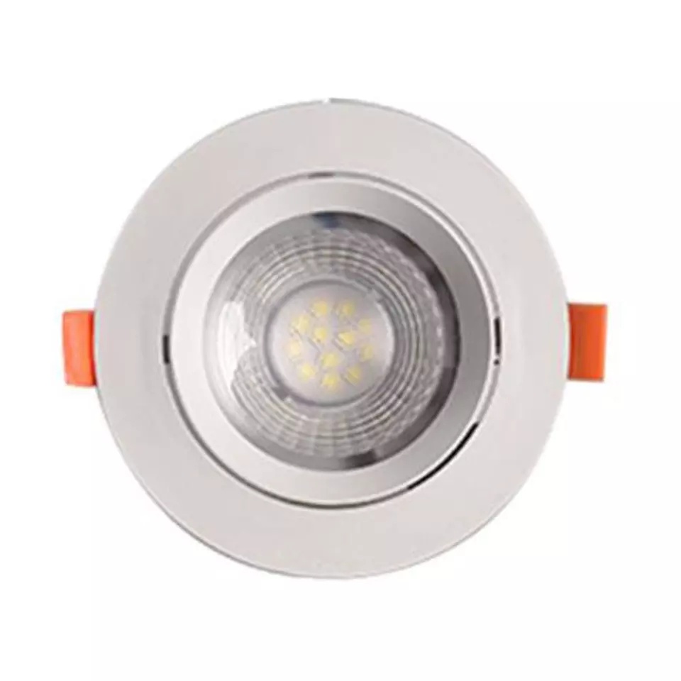 Lampu Downlight COB 5w Spot Sorot LED 5 Watt mata Hologen Lukisan cahaya Putih Kuning 5Watt Almunium