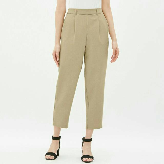Uniqlo Gu Tuck Tapered Ankle Pants GN