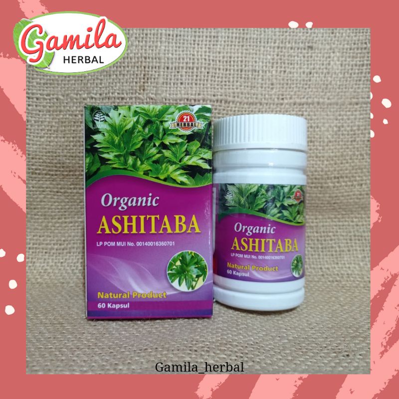 Ashitaba 60 Kapsul / seledri jepang / herbal detoks / darah tinggi stroke / maag