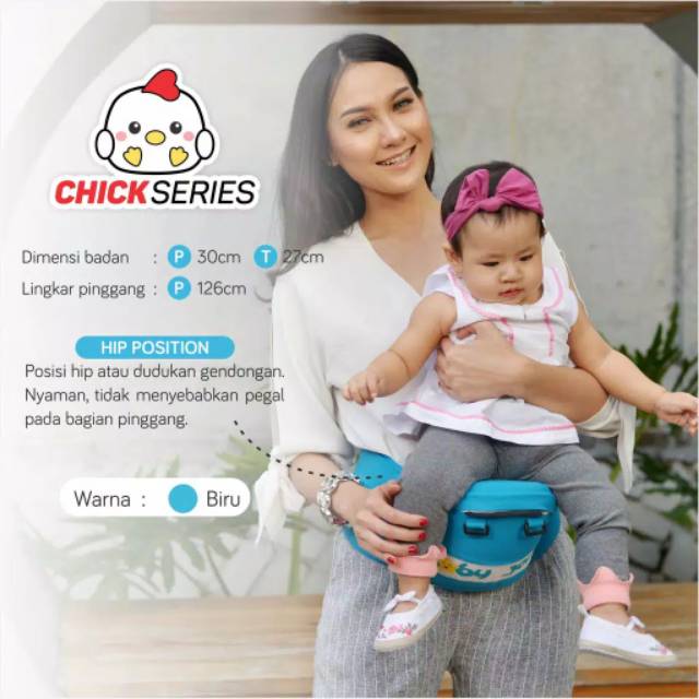 BABY JOY Gendongan Hipseat Bayi Terbaru Chick Series / Froggie Series