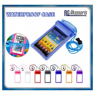 Waterproof Case 6,3inch / Sarung Hp Anti Air Pouch Bag Universal Handphone Foto Dalam Cover Tahan Air
