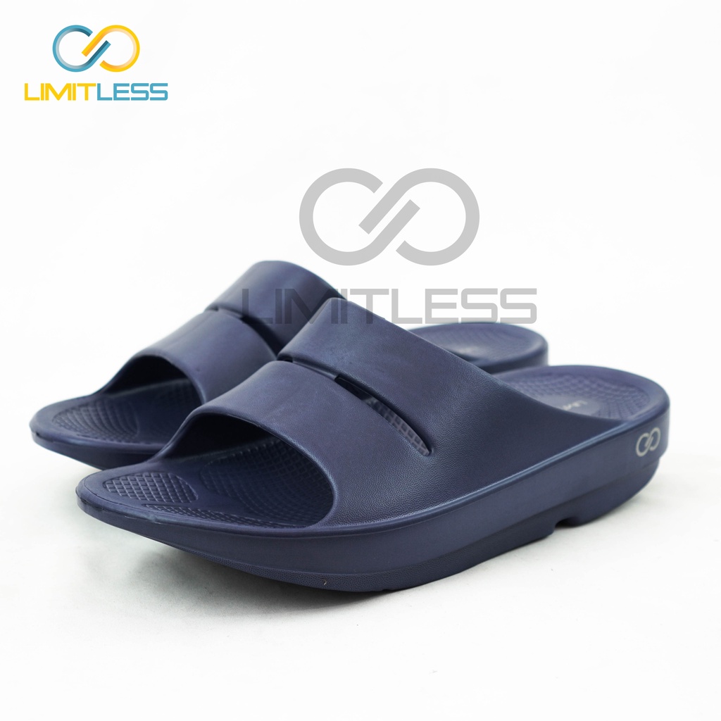 Sandal Selop Pria Karet Eva Terbaru Sendal Pria Terapi Slip On Murah Limitless Sandal Unisex Slop