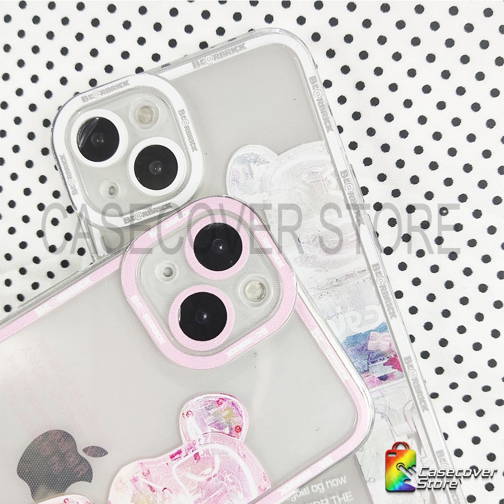 Softcase Lens Cover Bearbrick iPhone 7 8 7+ 8+ X XS XR XSMAX 11 12 13 Mini Pro Promax