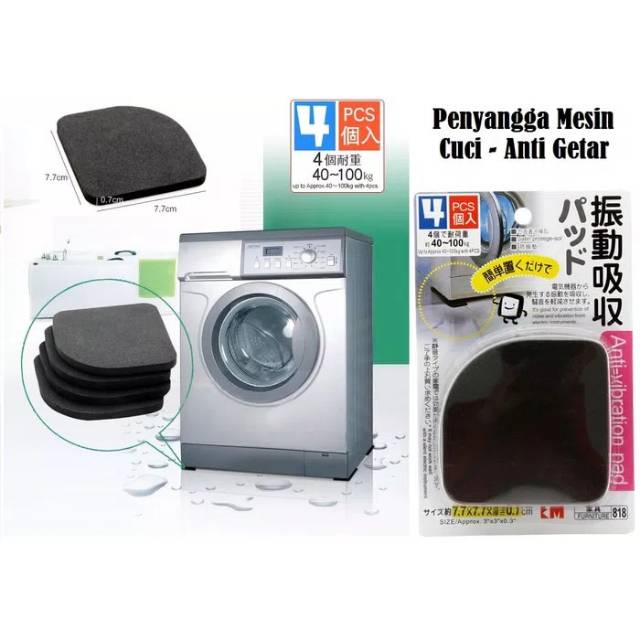 Alas mesin cuci anti getar vibration pad penyangga peredam getaran