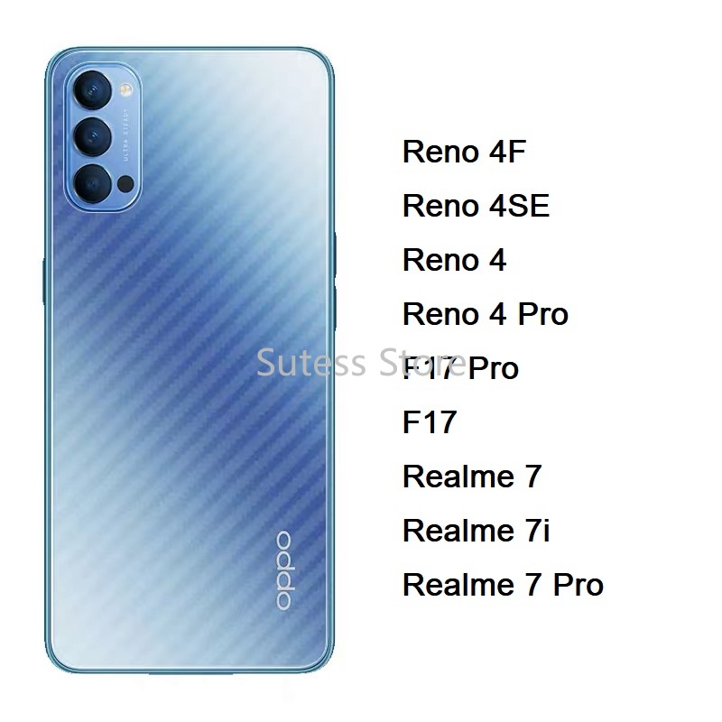 OPPO Reno 4F 4 4SE F17 Pro Realme 7 Pro 7i C17 Carbon