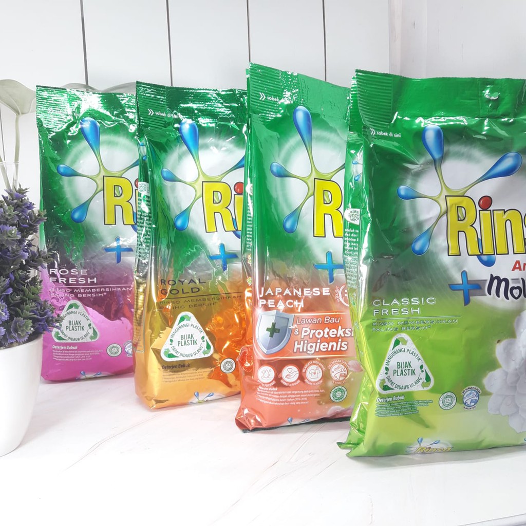 Rinso Detergent Anti Noda + Molto 600/700 gr