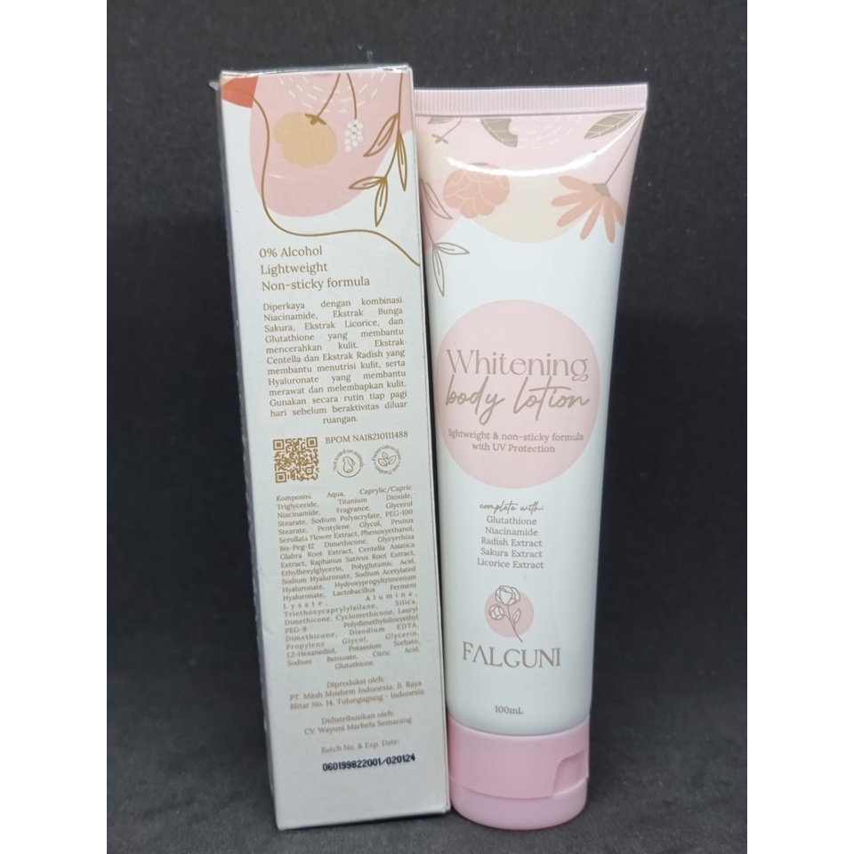 FALGUNI Body Lotion Pemutih 100gr ( BPOM, ORI &amp; TERMURAH )