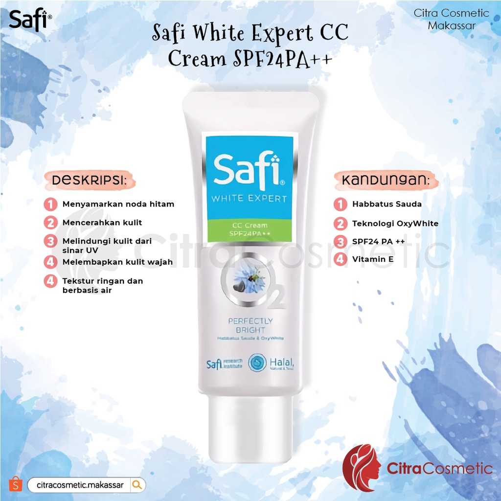 Safi White Expert Series | Day Night Cream 25 45g | Toner | Cleanser | Remover | Essens