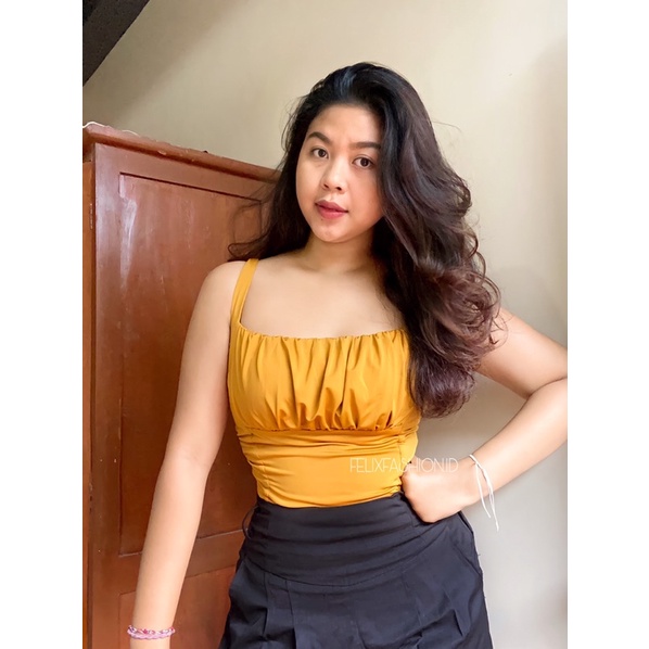 VIOLA JERSEY TANK TOP / DOUBLE LAYER