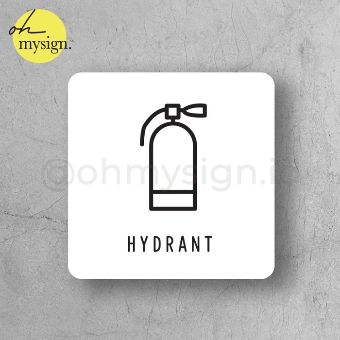 

Promo Sign Hydrant Akrilik UV Print Label