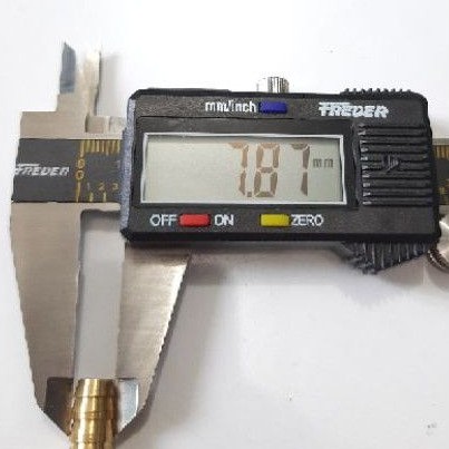 Nepel Cabang tiga Y 1/4inci Kuningan / Sambungan selang Cabang 3