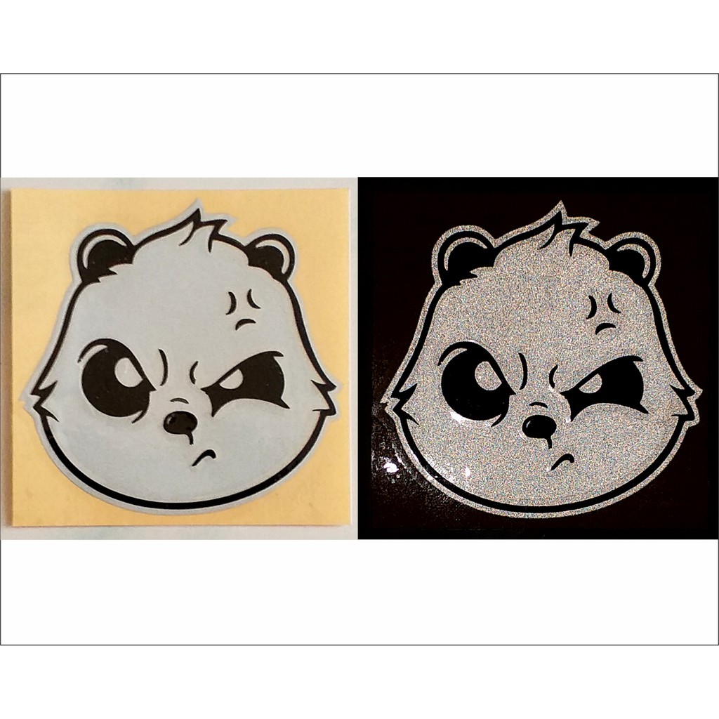 Sticker Cutting Kepala Panda Galak Shopee Indonesia