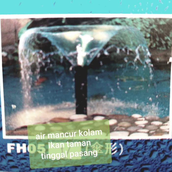 Paket Air Mancur Kolam Ikan Taman Lengkap 2 Model Daya Sembur 2,4 m