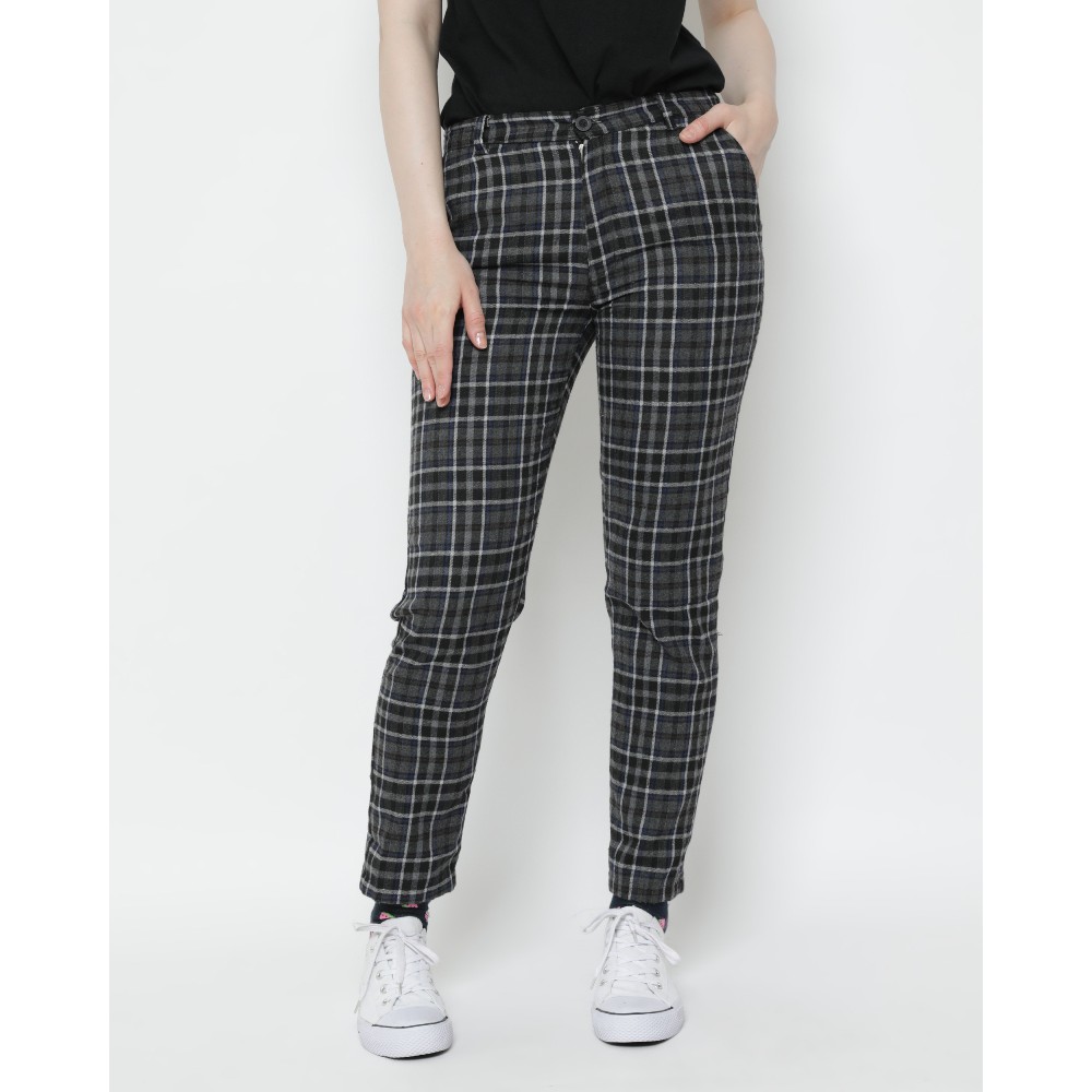 

Erigo Checked Pants Tamhar Grey