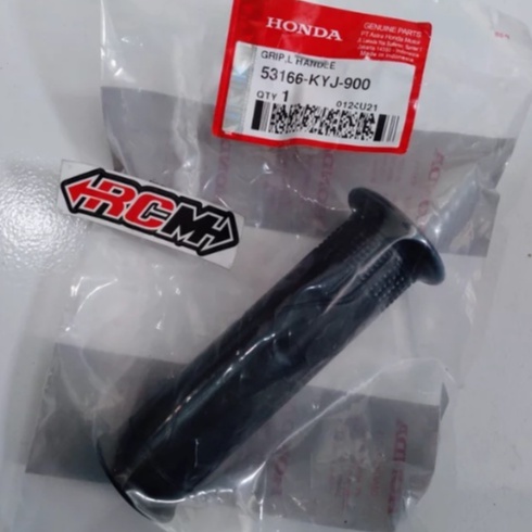 HAND GRIP L HANDLE HANFAT KARET STANG HANDGRIP KIRI SONIC CB 150 R OLD LAMA CBR 150R K45A LED K45G ORIGINAL HONDA AHM HGP ASLI 53166-KYJ-900