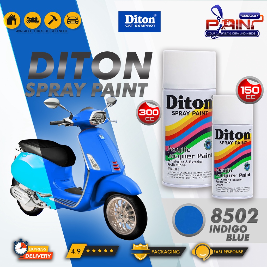 Diton Cat Semprot/Pylox/Motor/Helm/Gundam 150cc - 8502 Indigo Blue