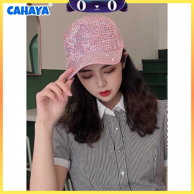 Topi Fashion Import bling blink shiny hat CAHAYA A58