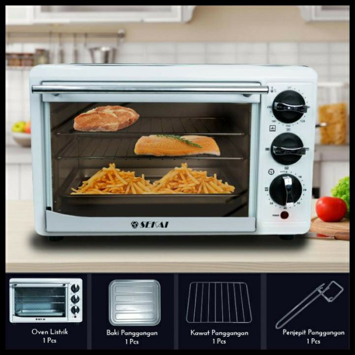 Sekai Electric Oven Listrik OV 190 - OV190 19 Liter 19L Pemanggang