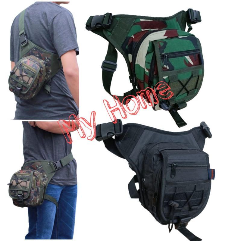 Tas Selempang Paha Mini Tactical Army