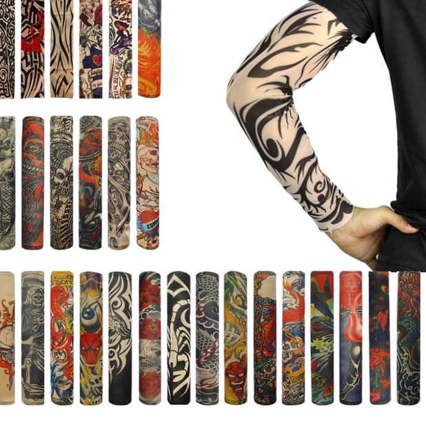 5.5 Brands Festival Manset Tato / Tato Sleeve - Sarung Tangan Panjang Pria Lengan Motif Tattoo