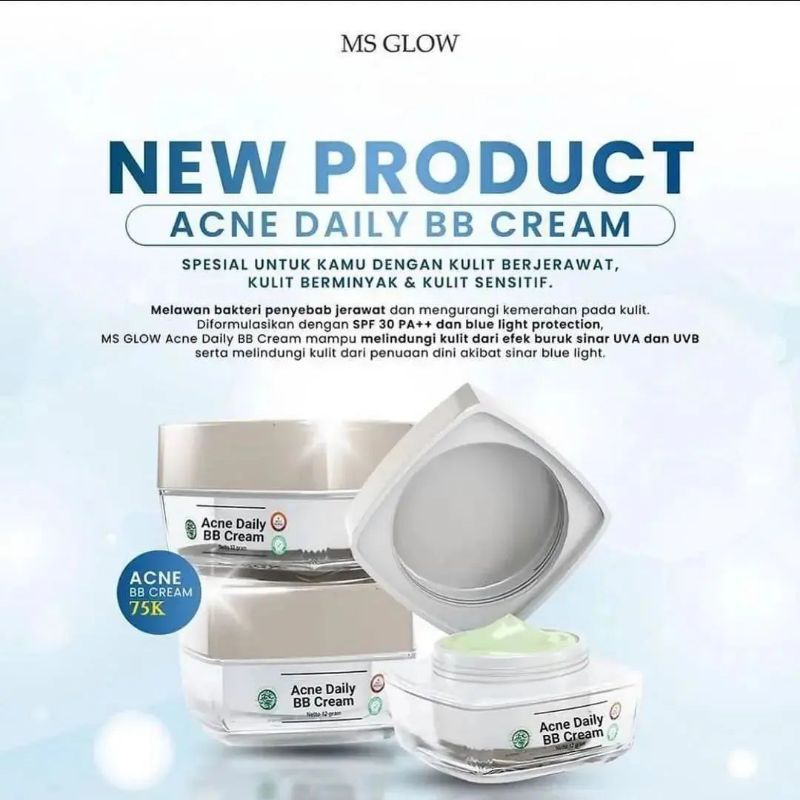 Day Cream Ms Glow Bb Cream Cream Pagi MsGlow Bb Cream Acne Glowing