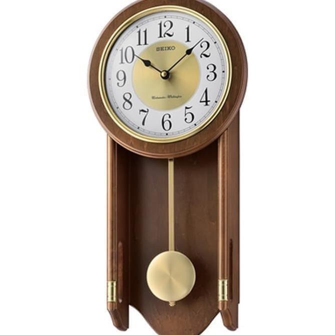 Jam Dinding SEIKO Kayu Japan Westminster QXH073B QXH073 Original tersedia stok