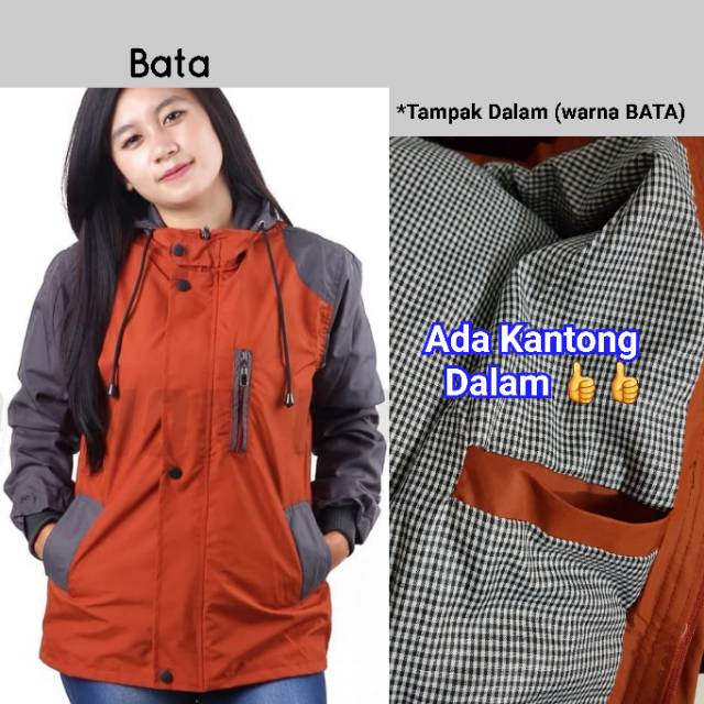 Jaket Wanita Distro Original Kombinasi Warna Bisa Pilih Size Ukuran