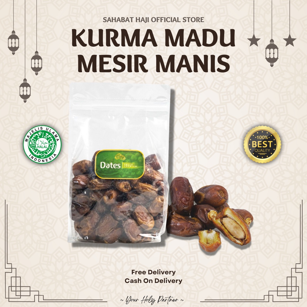 

Kurma Madu Mesir Super Manis - Kualitas Premium Halal 1000%