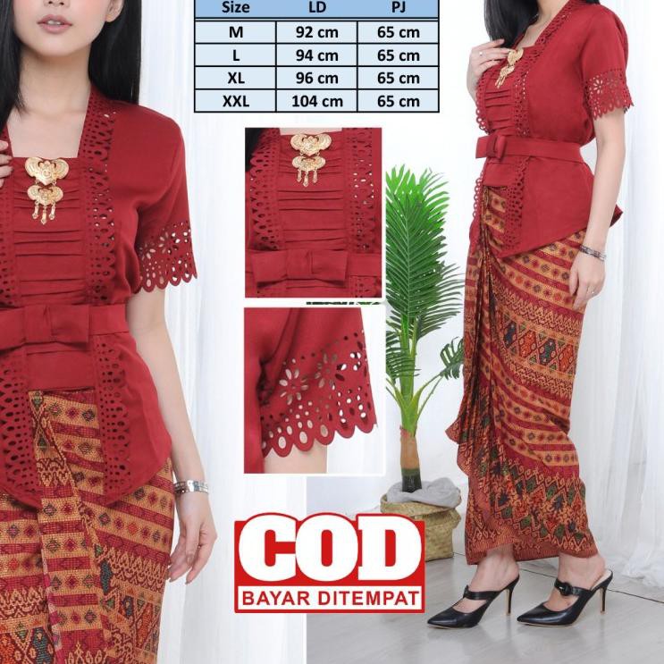 ♞ KEBAYA ATASAN MODERN WISUDA HIJAB BROKAT SALE KEBAYA SIMPLE KUTUBARU CANTIK KEBAYA TRENDY MURAH OV