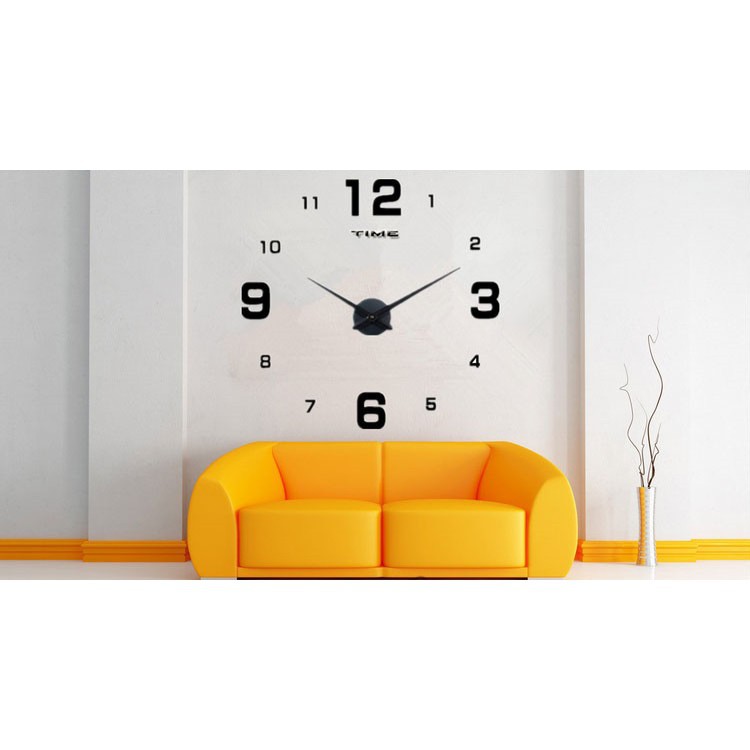 Grab medan Jam Dinding Besar DIY Giant Wall Clock Quartz Creative Design 90-120cm - DIY-102