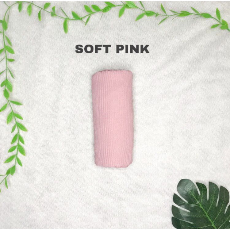 PHASMINA PLISKET LIDI DUYUNG  {90 X 180} AZARA-SOFT PINK