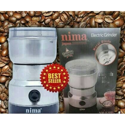 Nima Coffee Grinder / Penggiling Biji Kopi Elektrik / Gilingan Kopi Listrik / Nima Gilingan Kopi 150W / Nima Electric Grinder