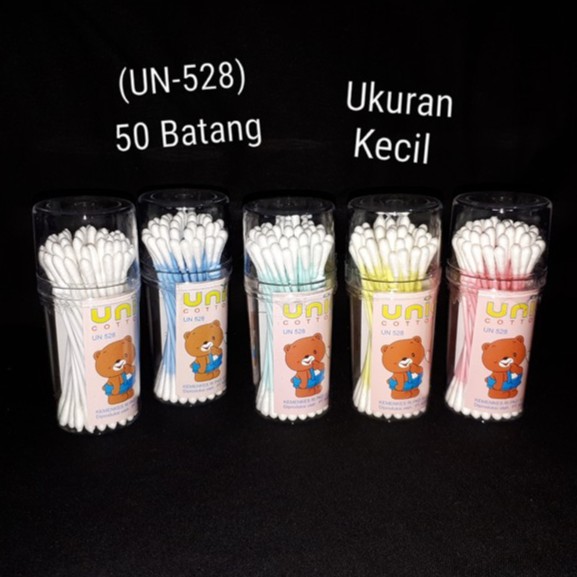 Unicon Cotton Buds Extra Fine Pot Isi 50 (UN-528)