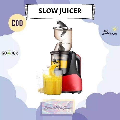 Alat Pembuat Jus / Slow Juicer / Mesin Pembuat Peras Jus Buah Juice Extractor, SHENAR - LEMARIMAJUJA