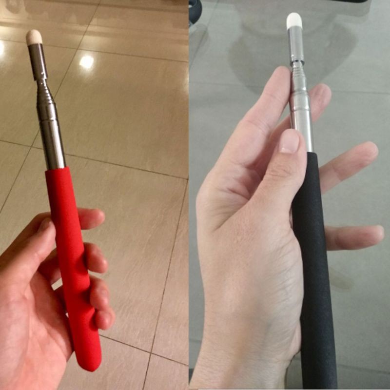 Cre Pen Pointer Teleskopik Bahan Stainless Steel Panjang 1m Untuk Guru