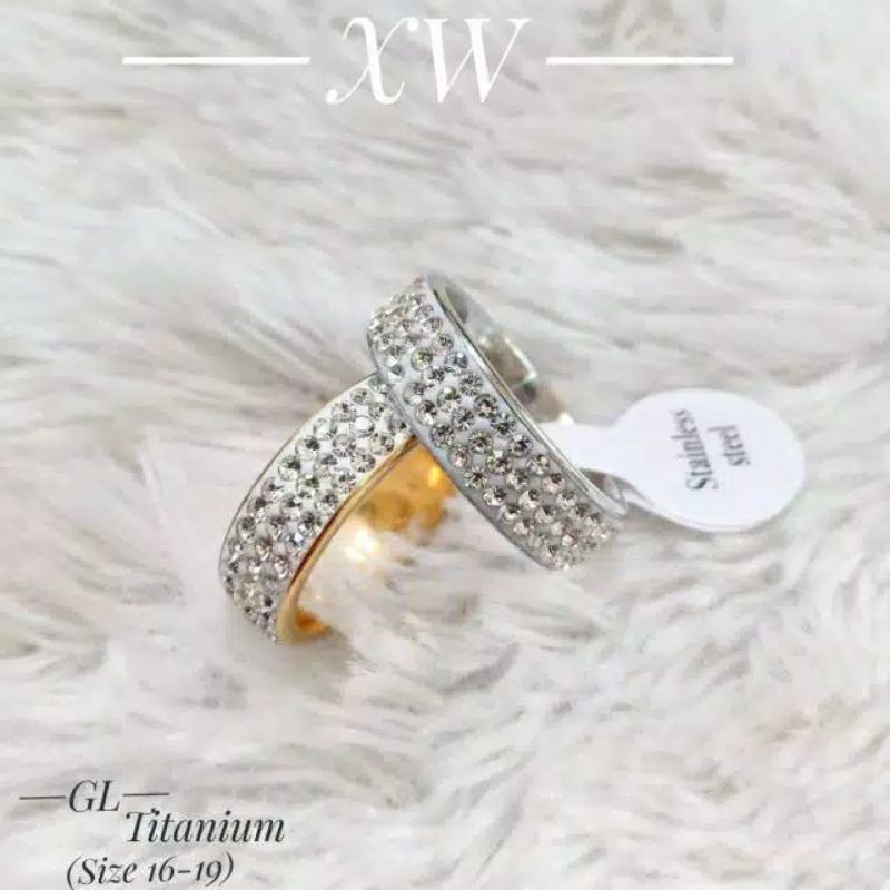 Fourfashion Cincin Titanium Full mata