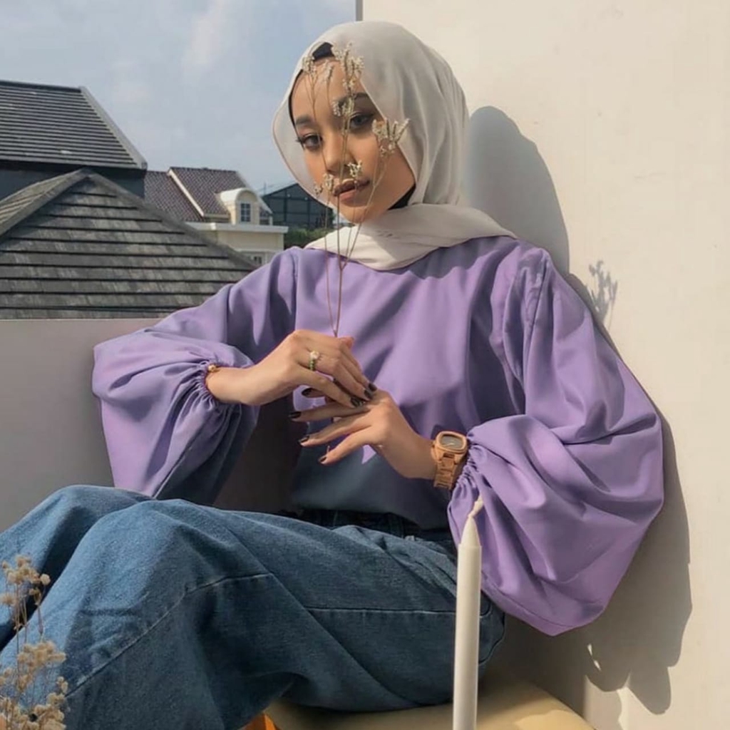 LUNE BALON BLOUSE TOP / PAKAIAN ATASAN WANITA TERLARIS