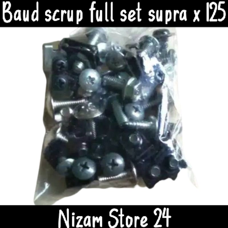 Jual Baud baut scrup full set supra x 125 sesuai gambar Shopee Indonesia
