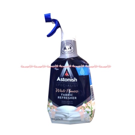 Astonish White Flowers Fabric Refresher 750ml Cairan Astonis Untuk Strika Setrika Baju Pakaian Lebih Wangi