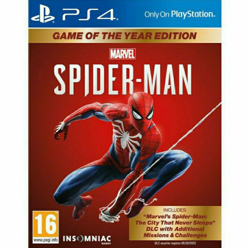 Marvel Spider Man Game Of The Year Edition Include DLC Full Game Digital Download Marvel