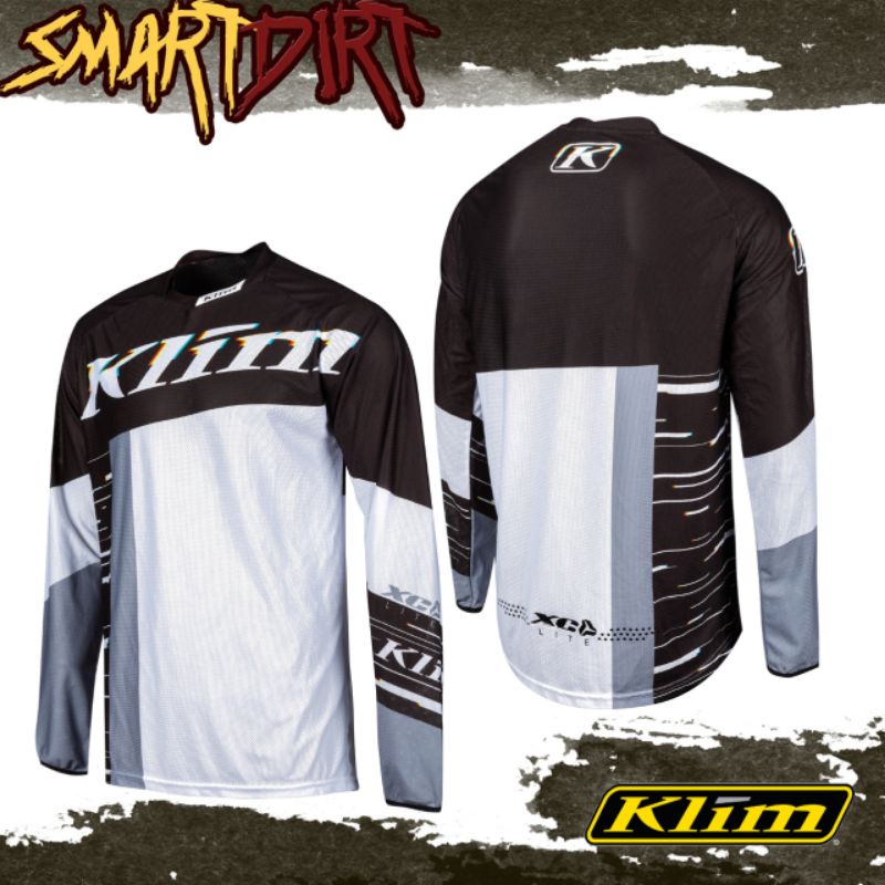 JERSEY KLIM XC LITE STATIK BLACK JERSEY CROSS KLIM ORIGINAL