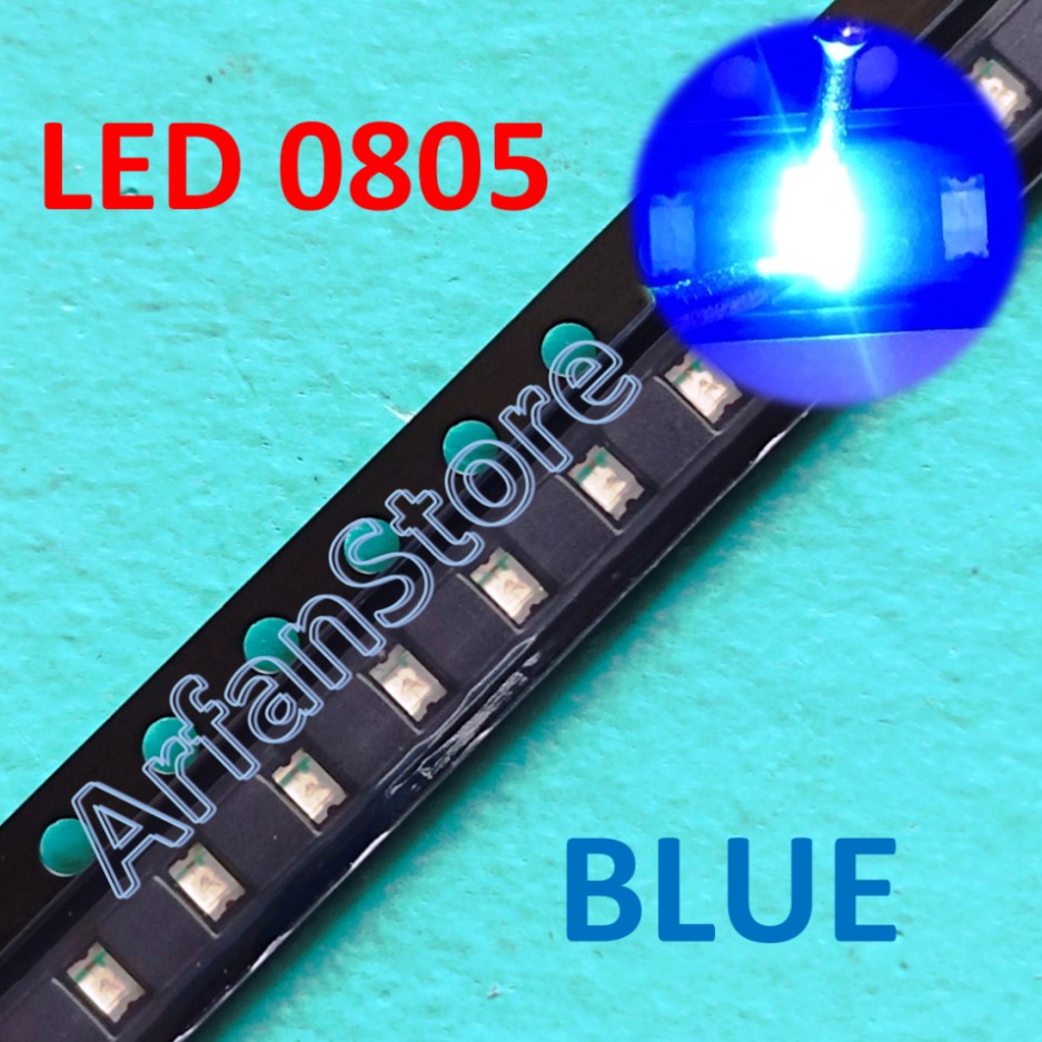 SMD LED 0805 Blue SMT Chip Super Bright Biru PER 20PCS