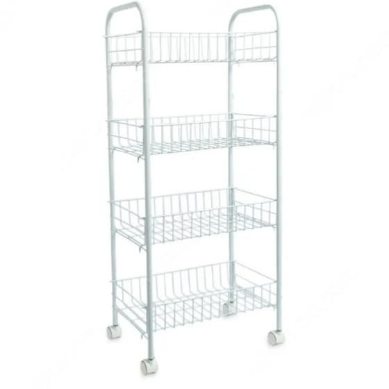 INFORMA Rak 4 Susun Serbaguna Dengan Roda /Rak dapur/Rak 4 tier
