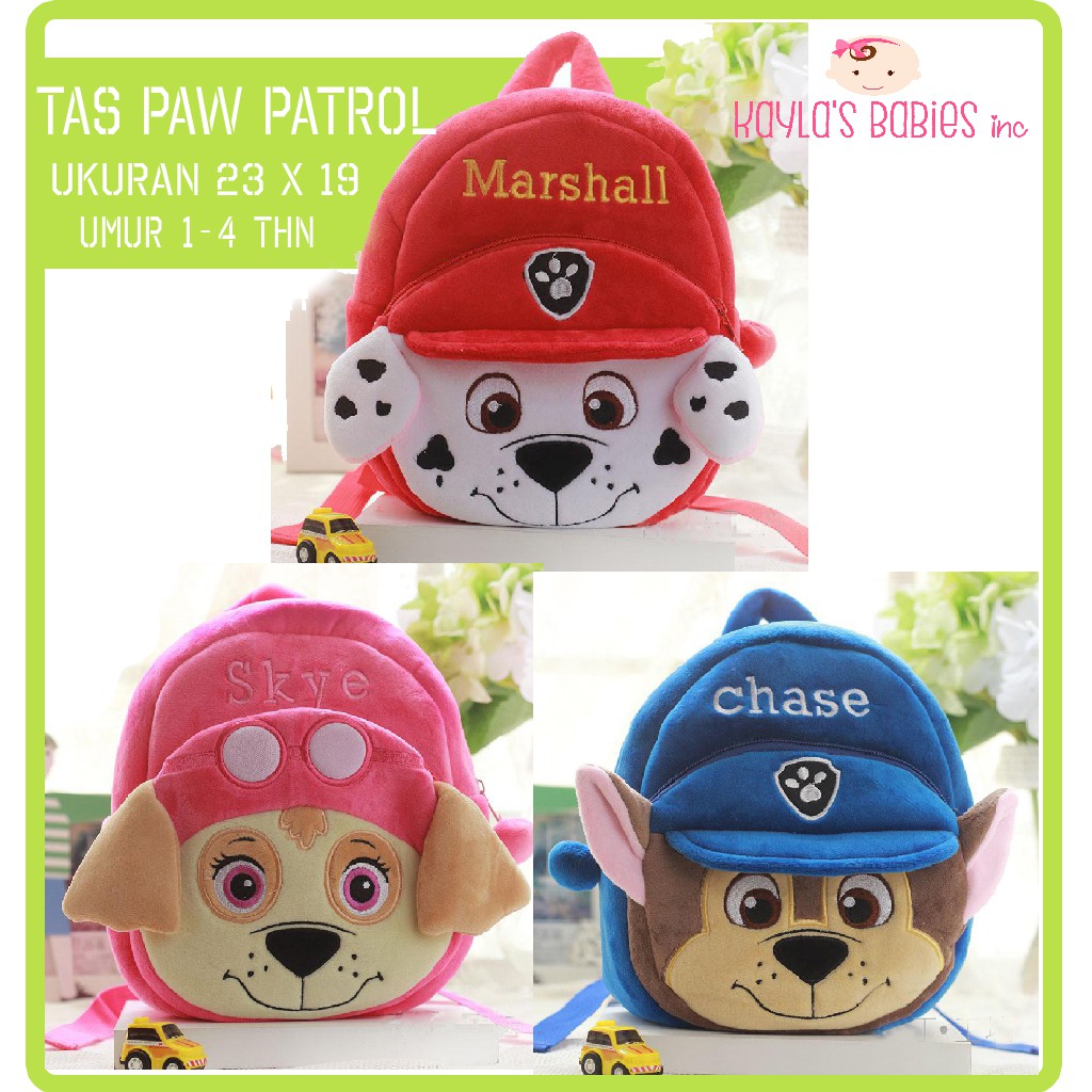 Tas Anak Tas Ransel Backpack Anak PAW PATROL