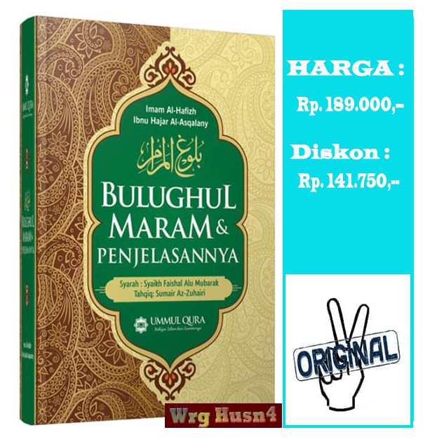 Jual Buku Bulughul Maram Dan Penjelasannya | Shopee Indonesia